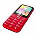 EVOLVEO EasyPhone XO, mobilní telefon pro seniory s nabíjecím stojánkem (červená barva) EP-630-XOR