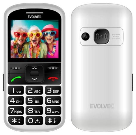 EVOLVEO EasyPhone XS, mobilní telefon pro seniory, bílý EP-570-XS-WH