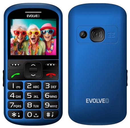 EVOLVEO EasyPhone XS, mobilní telefon pro seniory, modrý EP-570-XS-BL