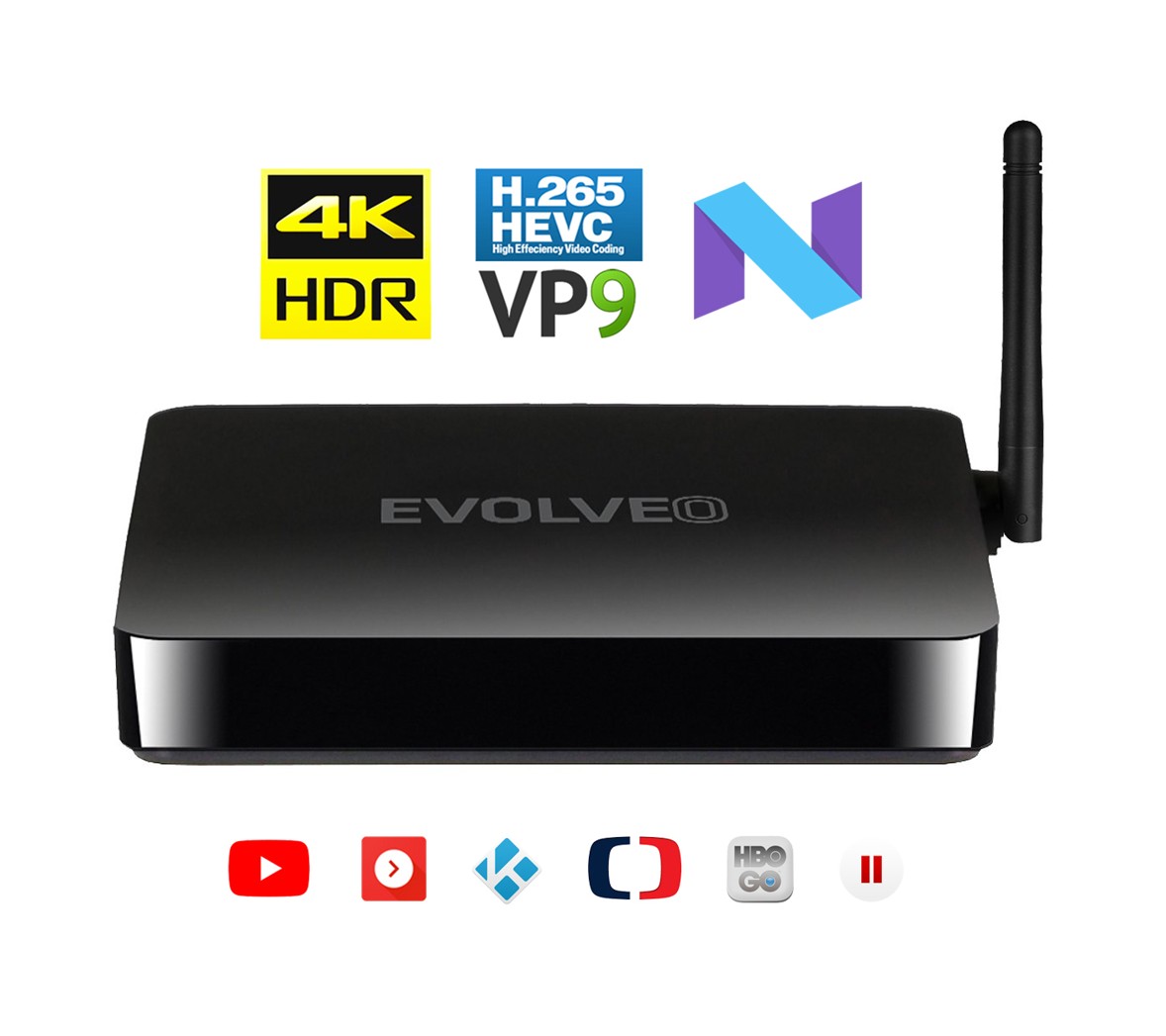 EVOLVEO MultiMedia Box M4, Quad Core multimediální centrum MMBX-M4-HDR