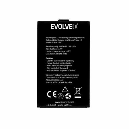 EVOLVEO originální baterie 5000 mAh pro StrongPhone H1 SGP-H1-BAT