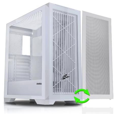 EVOLVEO Ptero Q2W, 2x čelní panel: sklo/mřížka, PTEROQ2W