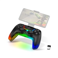 EVOLVEO Ptero2, bezdrátový & drátový gamepad pro PC, PS3/4/5, iOS, Android, Switch, černý PTERO2-BK