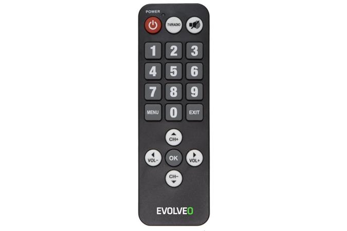 EVOLVEO seniorský dálkový ovladač pro Alpha T2 a Omega II REM 3055/3065