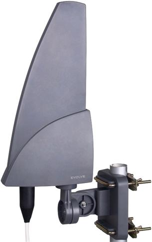 EVOLVEO SHARK DVB-T aktívna exteriérová anténa, zisk 35 dB SHARK01