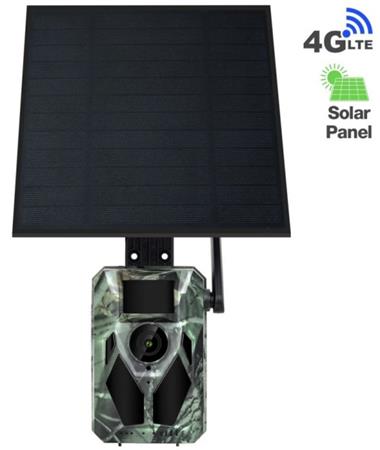 EVOLVEO StrongVision Solar 4G, fotopast se 4G, Aplikací a solárním panelem CAM-SOLAR-4G