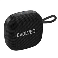 EVOLVEO TopSound, bezdrátový vodotěsný bluetooth reproduktor s rádiem, černý TOPSOUND-BK