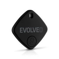 EVOLVEO TrackTag, Bluetooth lokátor s Apple Find My, černý TRACKTAG-BK