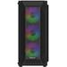EVOLVEO Xenon, skříň ATX, 4x ARGB ventilátor 120mm, přední panel airflow mesh, černá XENON-BK-4