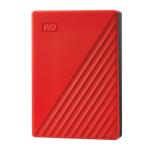 External HDD WD My Passport 2.5'' 4TB USB 3.2 Red WDBPKJ0040BRD-WESN