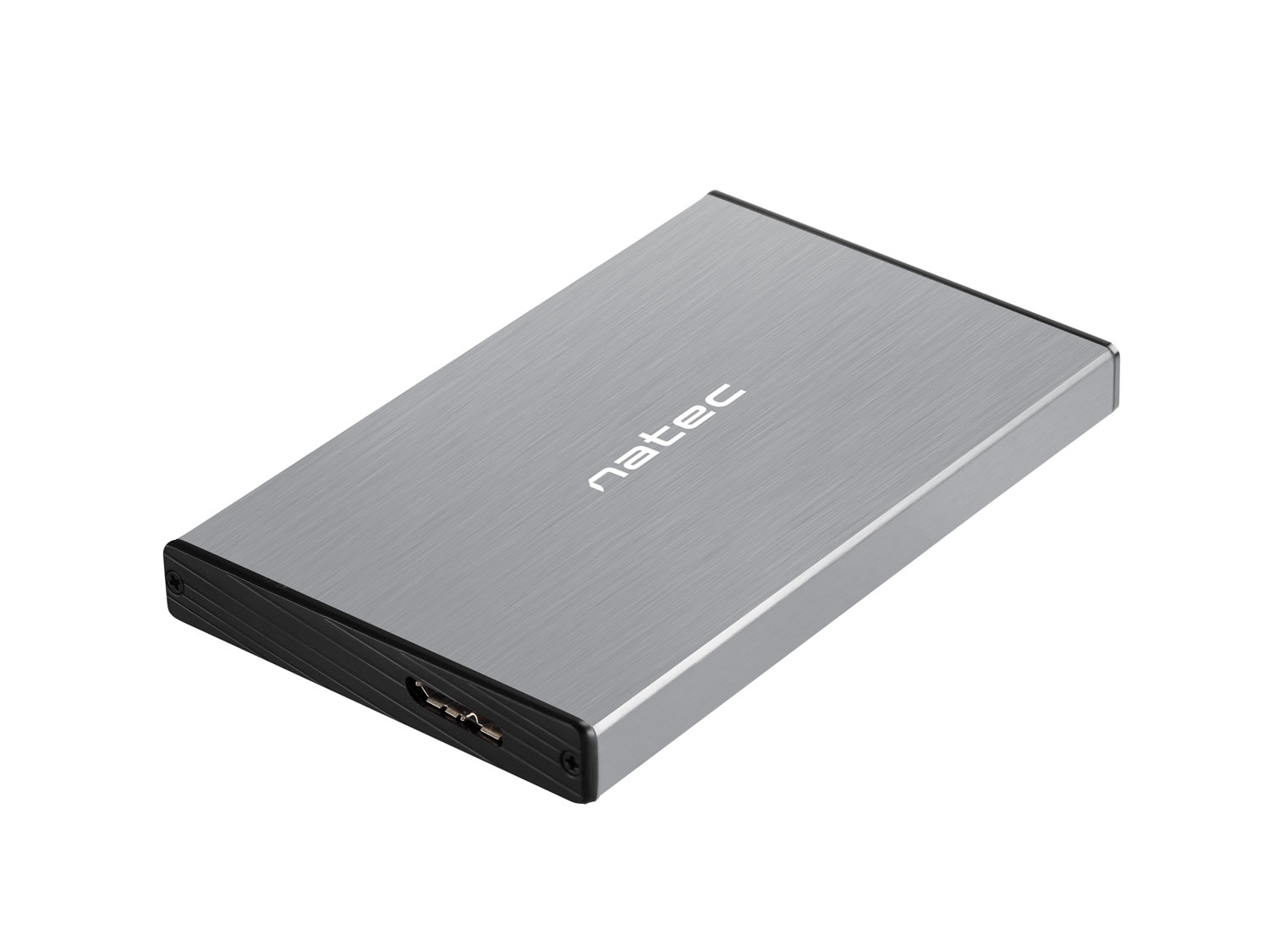 Externí box pro HDD 2,5" USB 3.0 Natec Rhino Go, šedý NKZ-1281
