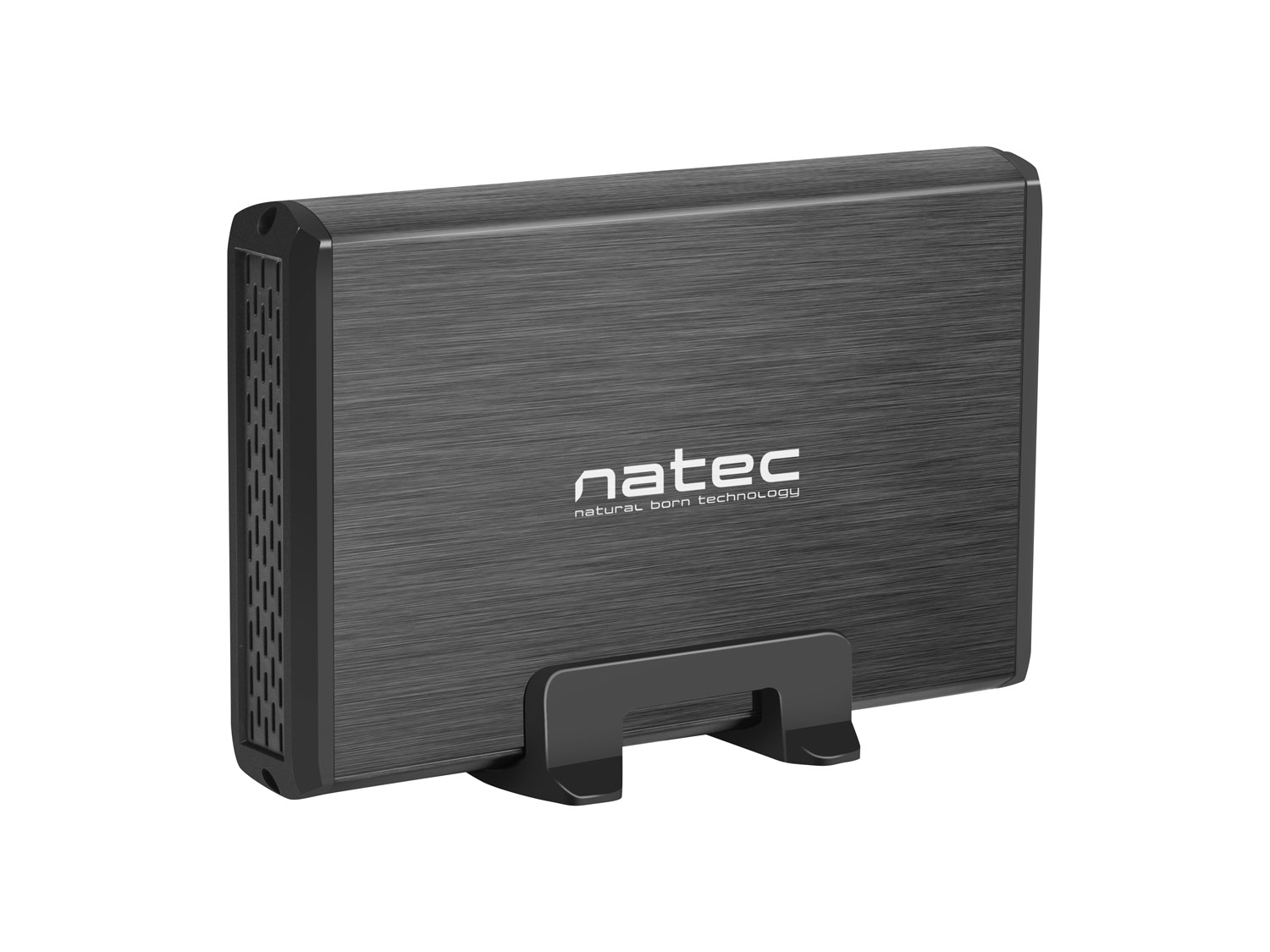 Externí box pro HDD 3,5" USB 3.0 Natec Rhino, černý, včetně napájecího adaptéru NKZ-0448