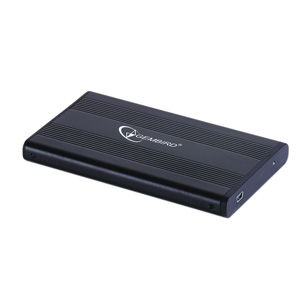 Externý obal pre 2,5'' SATA HDD, USB 2.0, čierny, GEMBIRD EE2-U2S-5
