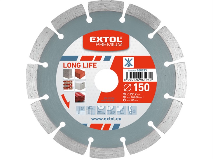 EXTOL 108911 kotouč dia. řez. Long Lif 8595126961936