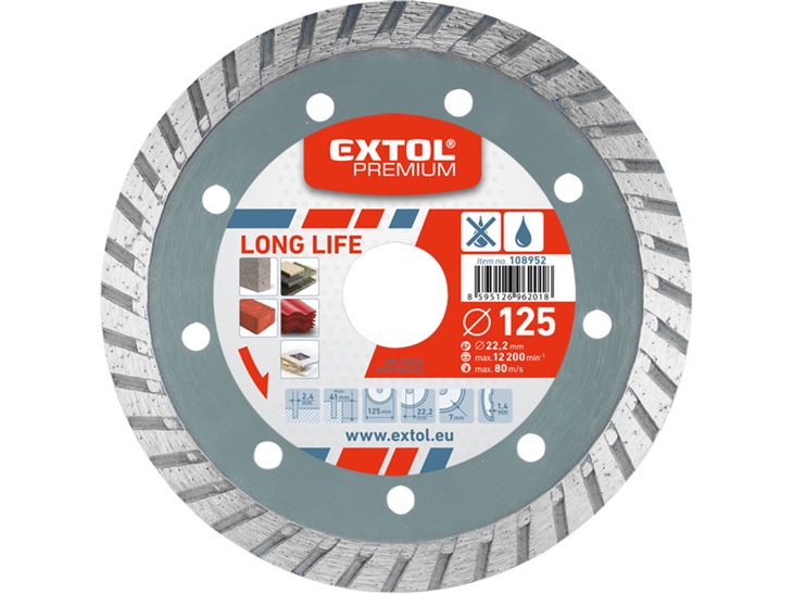 EXTOL 108953 kotouč dia. řez. turbo Lo 8595126962025