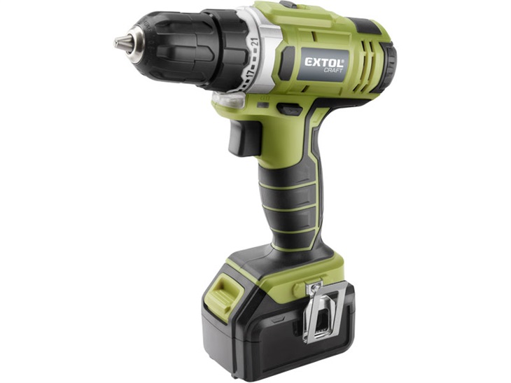 EXTOL 402420 vrtací šroubovák aku, 14, 8595126975667