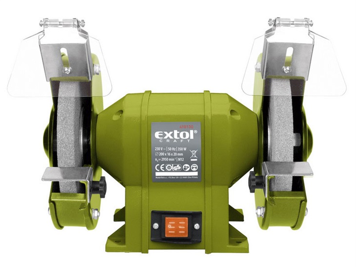 EXTOL 410130 bruska stolní dv. 350W 8595126950725