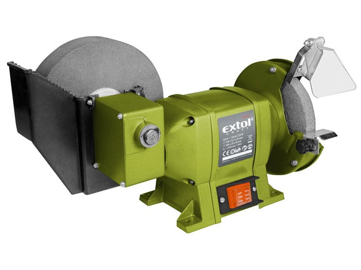 EXTOL 410133 bruska stolní s pomaloběž 8595126950732