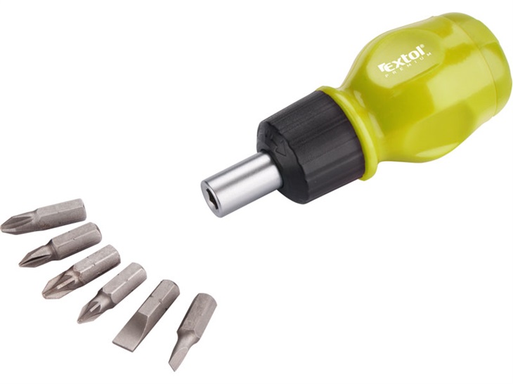 EXTOL 5225 šroubovák ráčnový 6 v 1 8595126959742