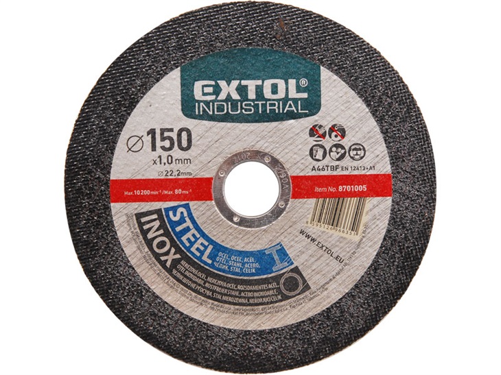 EXTOL 8701000 kotouč řezný na ocel/nere 8595126966337