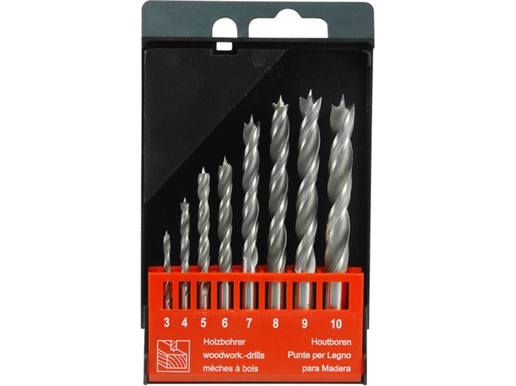 EXTOL 8801221 vrtáky do dřeva, sada 8ks 8595126954532