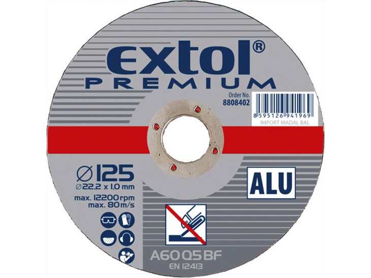 EXTOL 8808402 kotouč řezný na hliník 8595126941969