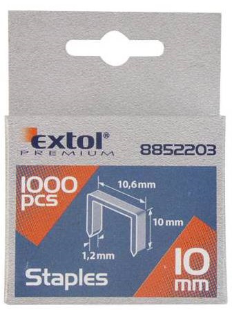 EXTOL 8852203 spony, balení 1000ks, 10m 8595126940634