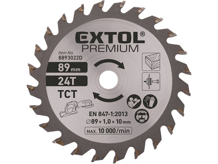 EXTOL 8893022D kotouč pil. s SK plátky, 8595126973595