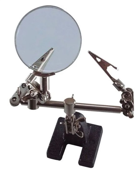 EXTOL 9140 držák „třetí ruka“ s lupo 8595126900935