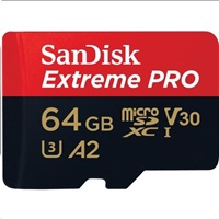 Extreme Pro microSDXC 64GB+SD Adapter SDSQXCY-064G-GN6MA