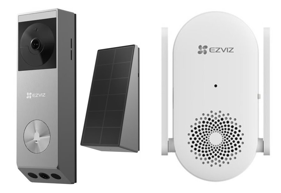 EZVIZ chytrý zvonek se dvěma kamerami EP3x Pro + CH1 Doorbell Kit CS-EP3xPro/CH1-R100