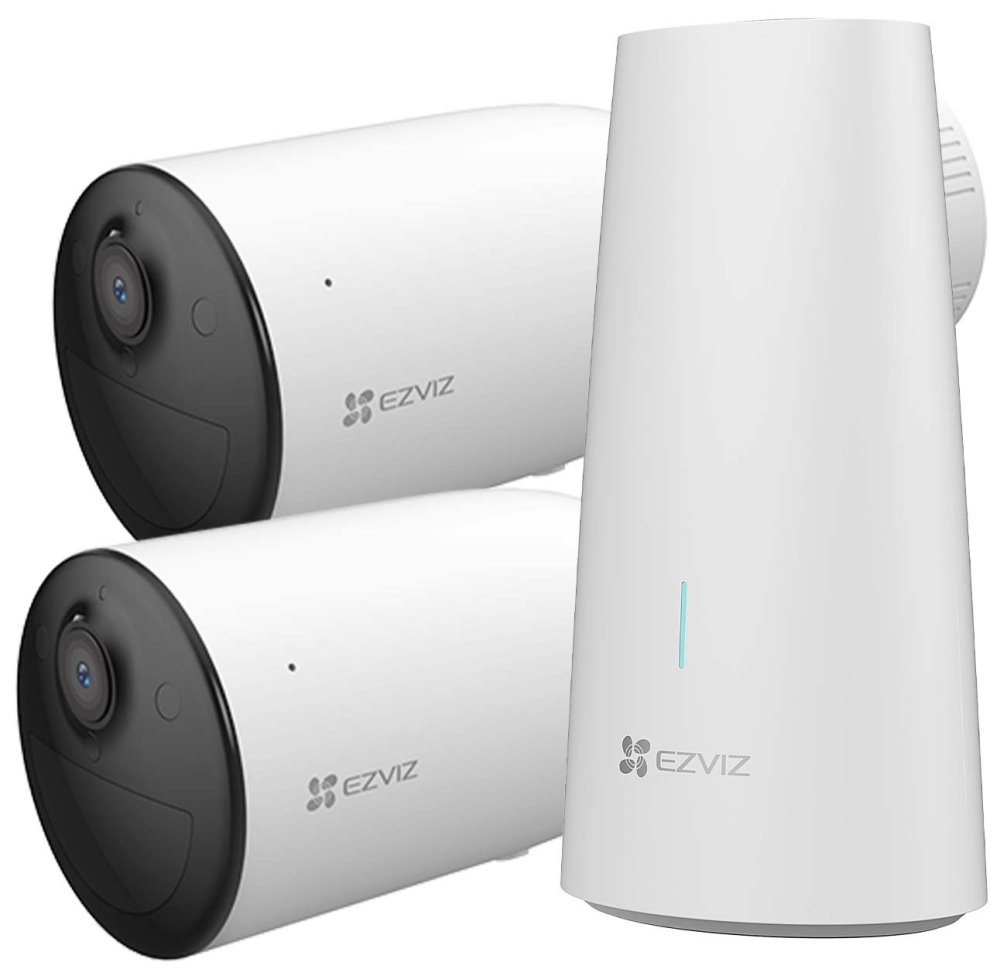 EZVIZ Kit HB3/ základna + 2x IP kamera/ bullet/ Wi-Fi/ 3Mpix/ krytí IP65/ objektiv 2,8mm/ H.265/ IR přísvit až CS-HB3-B2