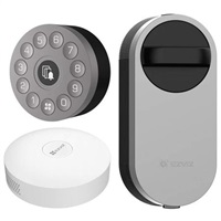 Ezviz - Set Chytrého dveřního zámku (DL01S) + Klávesnice (DL01CP) + HUB (A3) (CS-DL01S/DL01CP/A3-BK) EZVIZ310500452