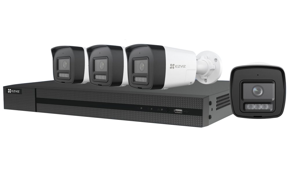 EZVIZ X5K KIT (8CH, 2TB included) + 4×H3K 4K/8MP CS-X5K-R100-8P/2T