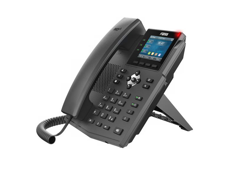 Fanvil X3U Pro SIP telefon 2,8"bar.disp., 6SIP, 3link.tl., dual Gbit, PoE