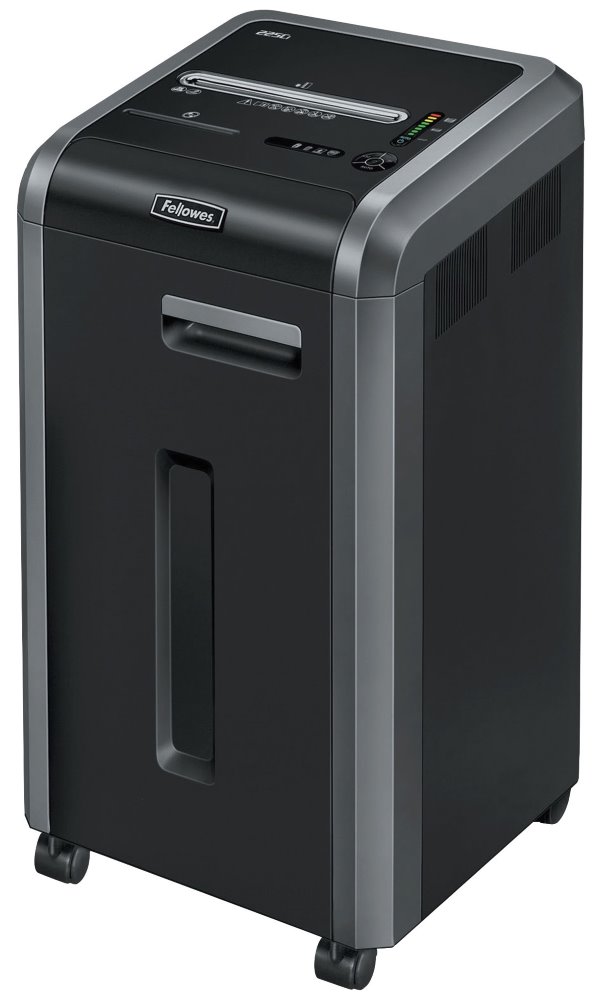 FELLOWES skartovač 225 Ci/ křížový řez 4x38 mm/ objem koše 60 l/ certifikát NBÚ/ stupeň utajení typ 2 - důvěr felsh225ci