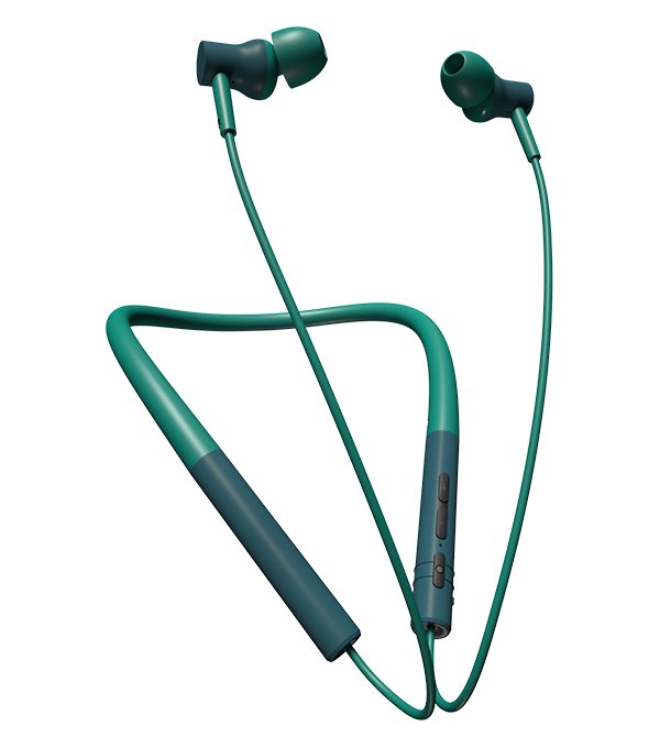 FENDA F&D bezdrátový headset Sport N203/ Bluetooth/ sportovní design/ zelený N203 Earbuds (green)