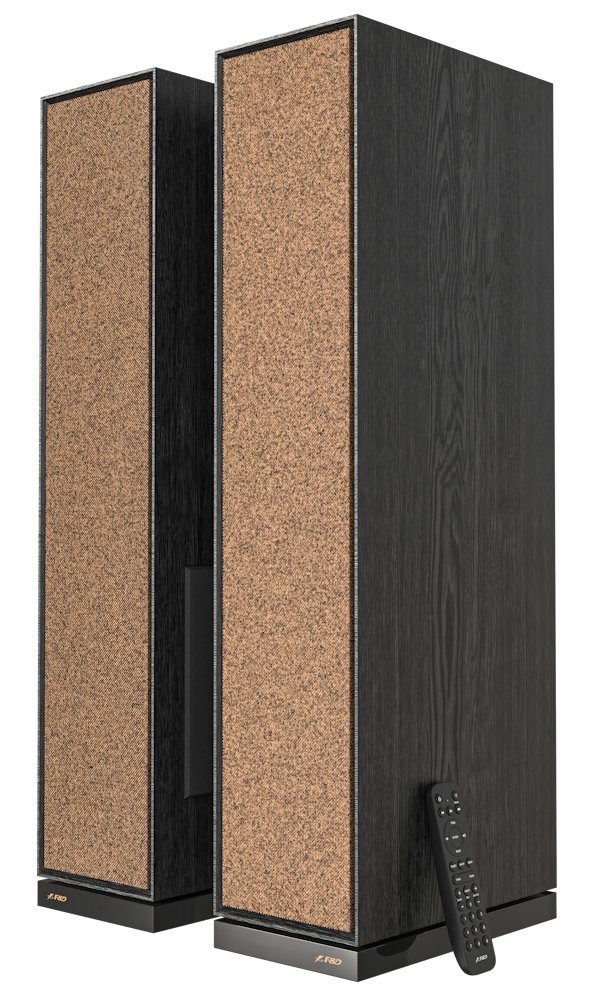 FENDA F&D repro T-68X/ 2.0/ 2x 70W/ černohnědé/ dřevěné/ BT5.0/ USB/optický vstup/ dálkové ovládání