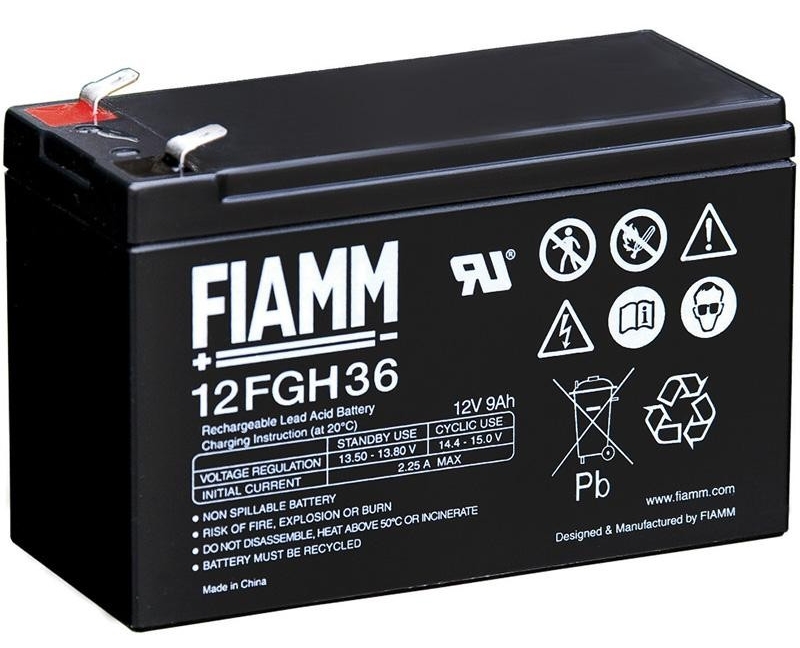 Fiamm olověná baterie 12 FGH 36 12V/9Ah 09642
