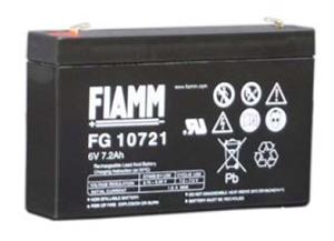 Fiamm olověná baterie FG10721 6V/7,2Ah 07943