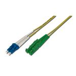 Fiber Optic Patch Cord, E2000 (APC) to LC (PC), Singlemode 09/125 µ, Duplex, Length 2 m AL-9E2000LC-02I