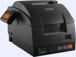 Fiskální tiskárna TM-U220 s řezačkou FT4000 + fiskální paměť, černá, VAROS TMU220FT4000