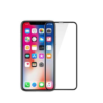 FIXED 3D Full-Cover pre Apple iPhone XS Max , ochranné tvrdené sklo cez celý displej, dustproof, čierne, 0 FIXG3D-335-BK