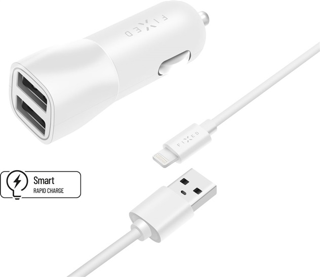 Fixed Autnab USB/Ligh 15W,FIXCC15-2UL-WH 8591680114849