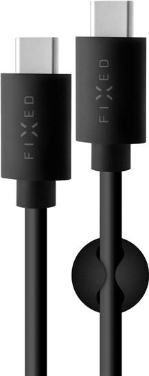 Fixed kabel USB-C/USB-C 1m, FIXD-CC-BK 8591680093847