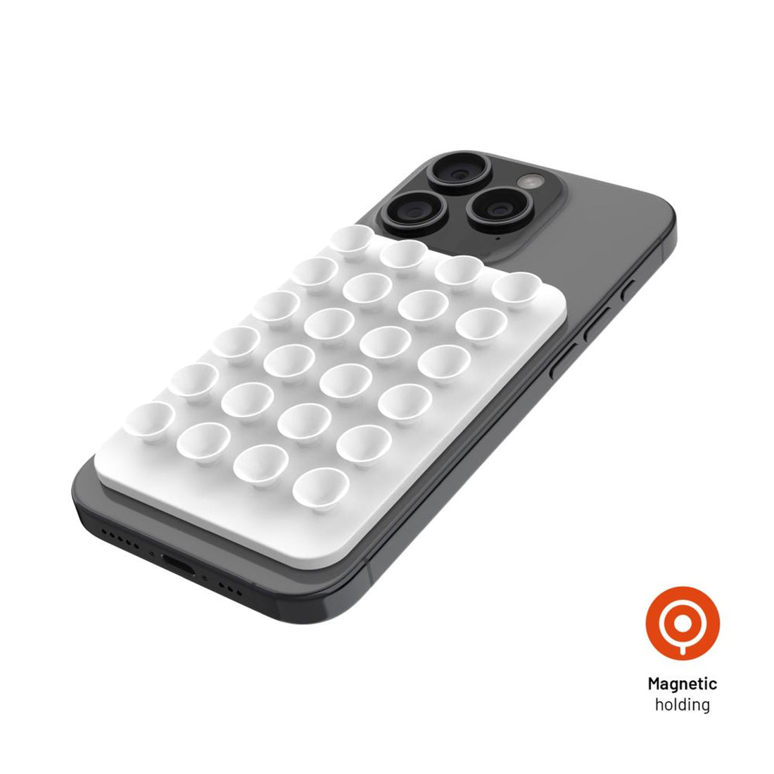 FIXED MagMate MagSafe držiak s prisavkam, biely FIXMM-WH