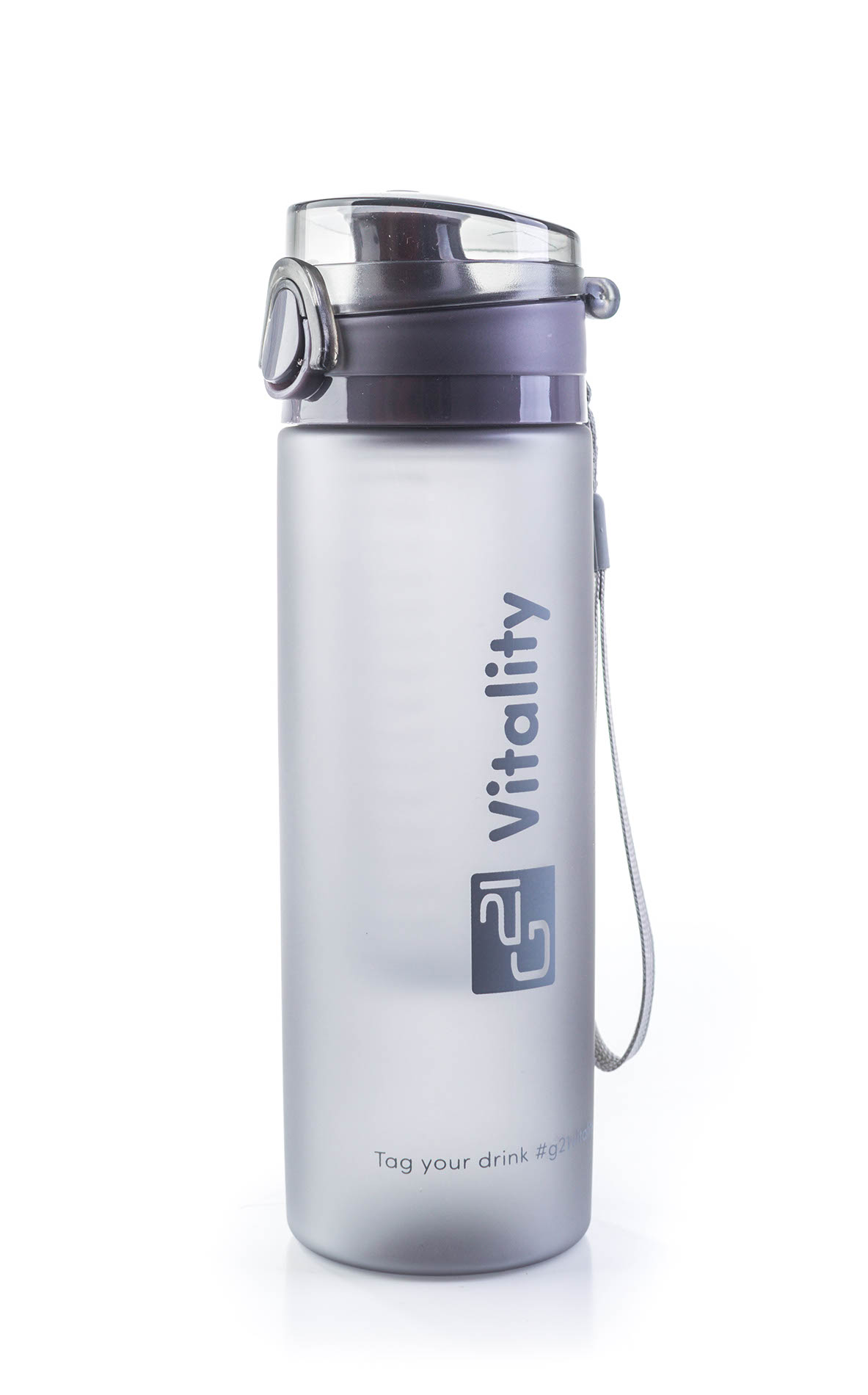 Fľaška G21 na smoothie/juice, 600 ml, šedá-zmrzlá KXN-1157SZ