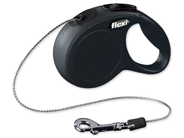 Flexi vodítko Classic lanko XS 3m černé 4000498022429