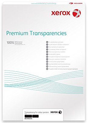 Fólie Xerox pro zpětnou projekci 3R98201 SRA3 100mic, 200ks, pro barevný laserový tisk s podloženým papírem na kratší s