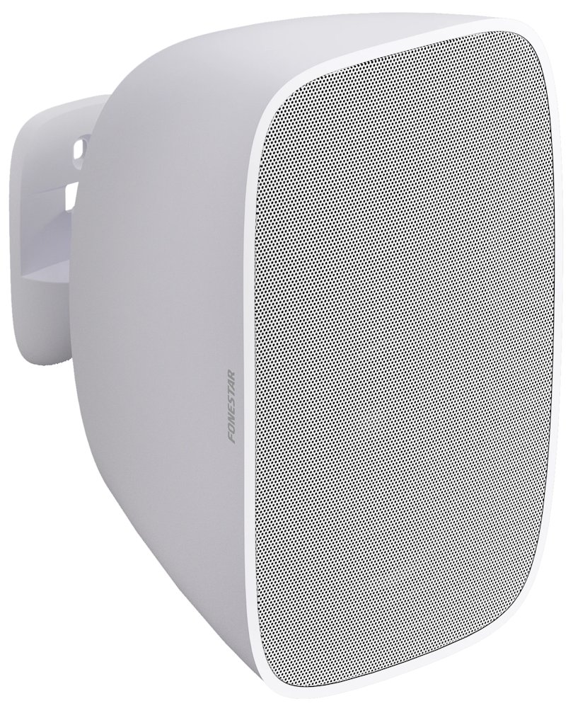 Fonestar 5" voděodolný reproduktor 40 W RMS, 100V/8ohm, IP66, UV a solná mlha, držák, bílý SONORA-5TB